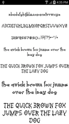 Free Fonts 50 Pack 11 android App screenshot 0