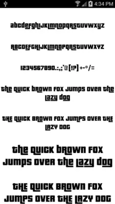 Free Fonts 50 Pack 11 android App screenshot 2