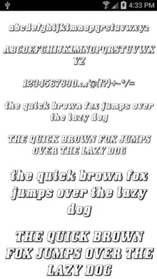 Free Fonts 50 Pack 11 android App screenshot 7